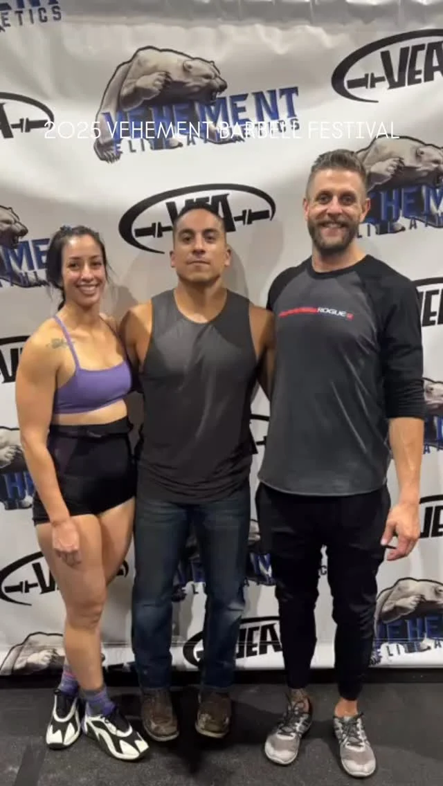 Team RepScheme athletes and supporters at a weightlifting competition